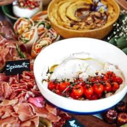 Table gourmande par Csibon pour un mariage campagnard